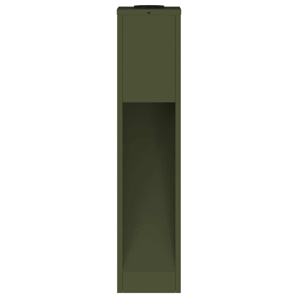 Lucina LED Solare da Percorso 2 pcs Verde oliva