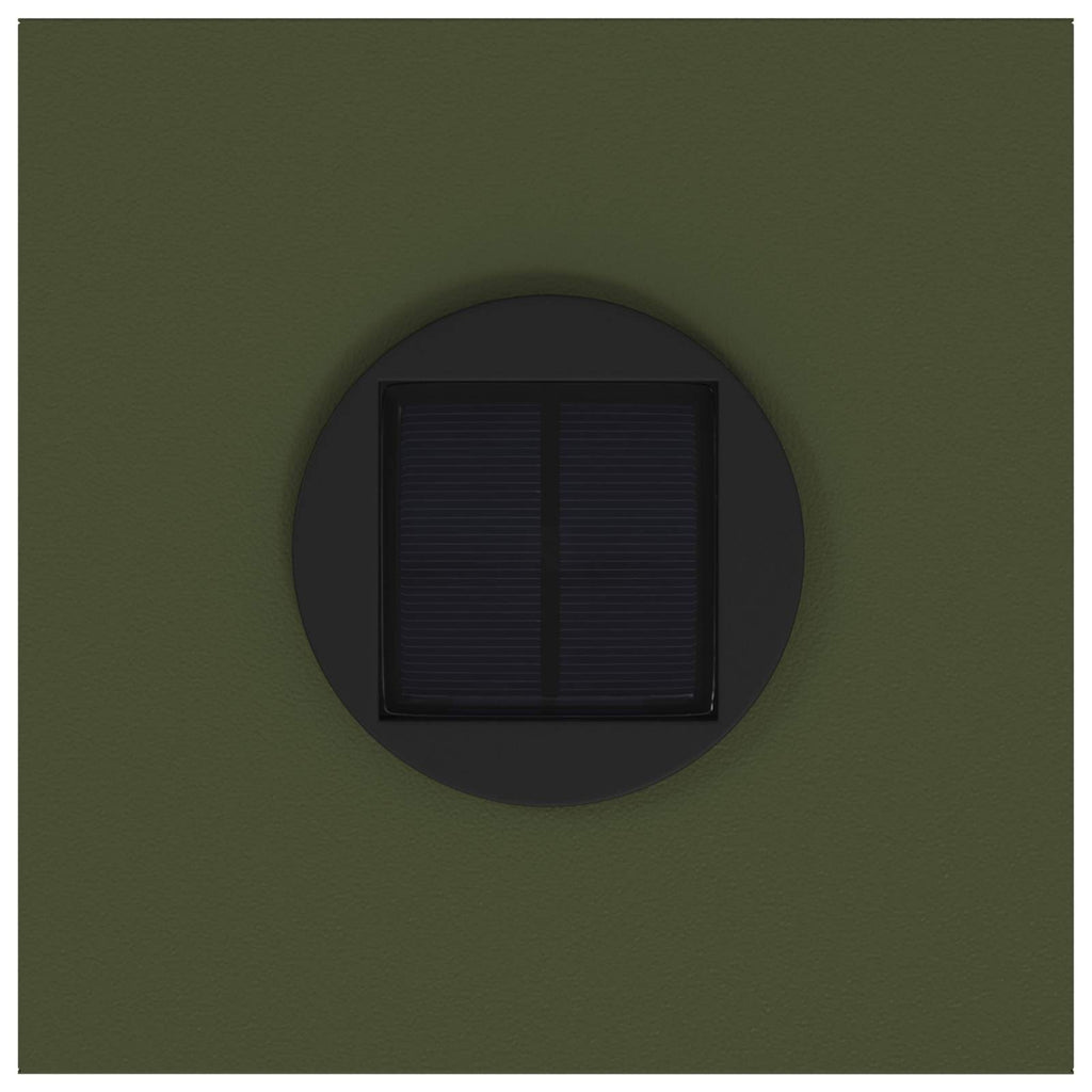 Lucina LED Solare da Percorso 2 pcs Verde oliva