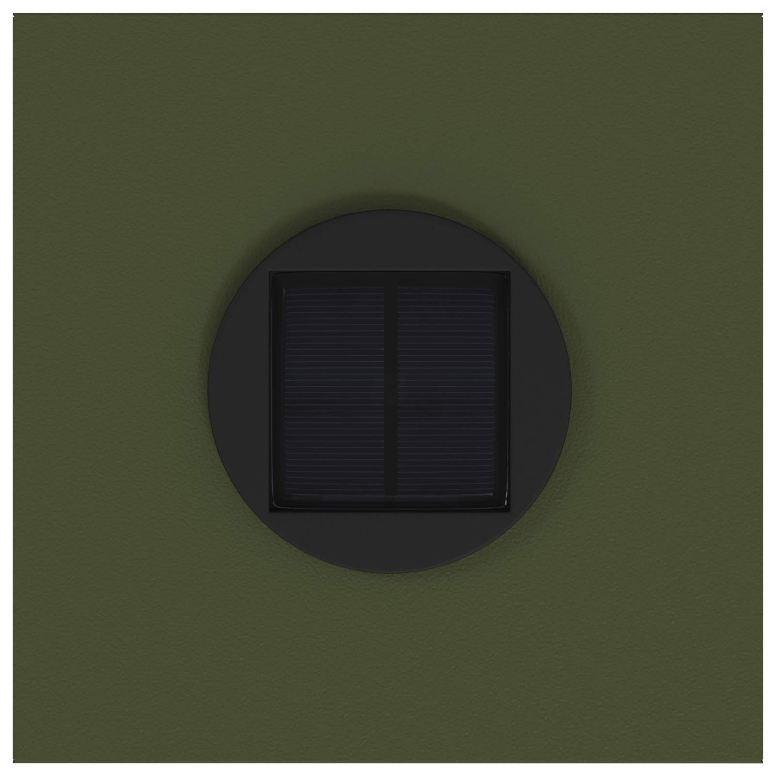 Lucina LED Solare da Percorso 2 pcs Verde oliva