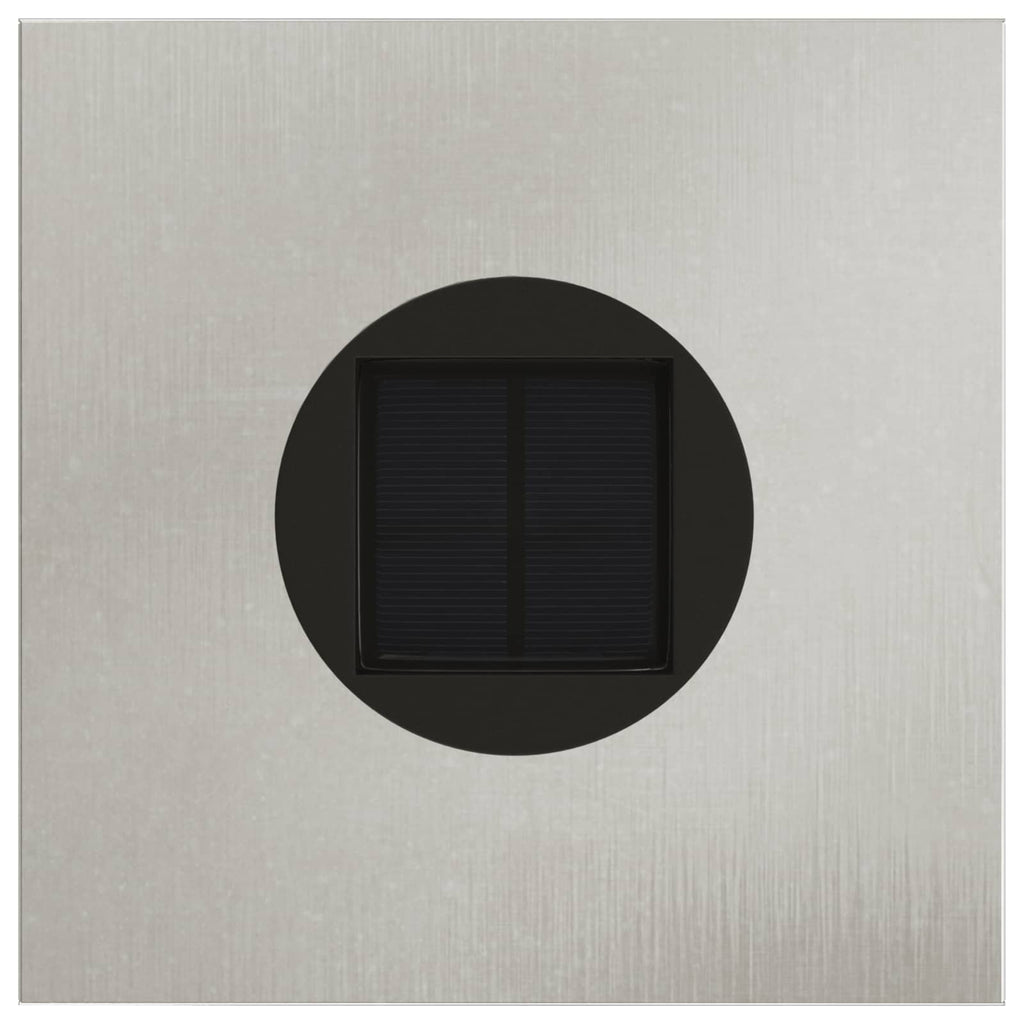 Lucina LED Solare da Percorso 2 pcs Argento