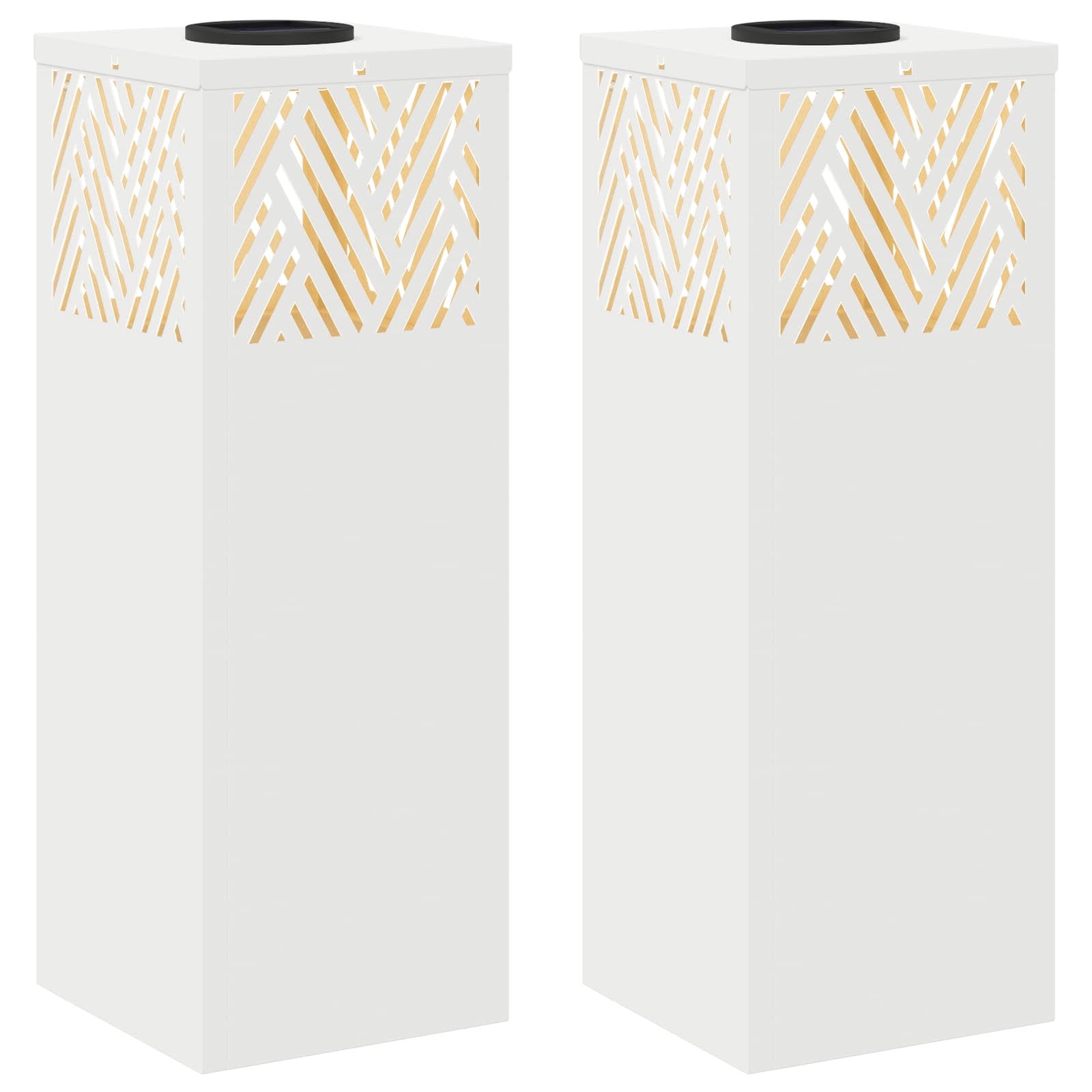 Faro LED solare per sentieri 2 pcs Bianco