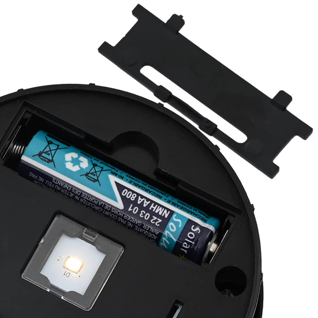 Faro LED solare per sentieri 2 pcs Argento Zincato