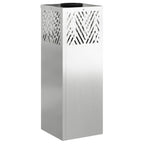 Faro LED solare per sentieri 2 pcs Argento Zincato