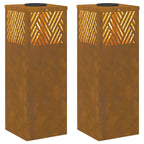 Faro LED solare per sentieri 2 pcs Bronzo