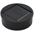 Faro LED solare per sentieri 2 pcs Nero