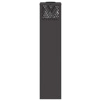 Faro LED solare per sentieri 2 pcs Nero