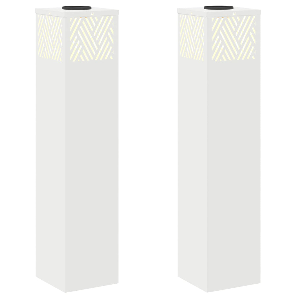 Faro LED solare per sentieri 2 pcs Bianco