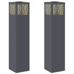 Faro LED solare per sentieri 2 pcs Antracite
