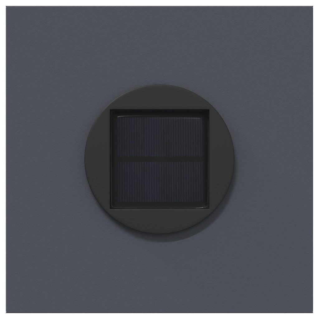 Faro LED solare per sentieri 2 pcs Antracite
