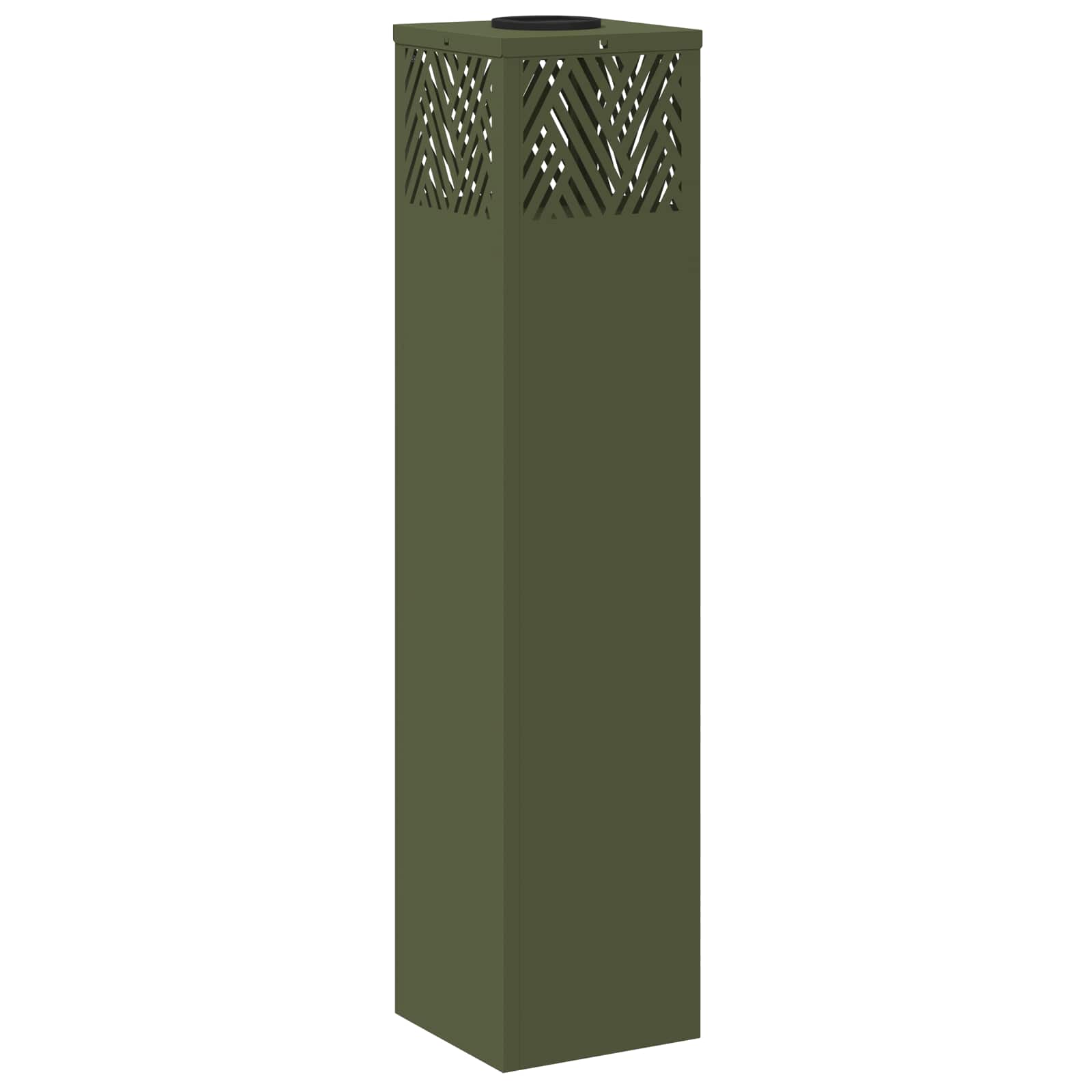 Faro LED solare per sentieri 2 pcs Verde oliva