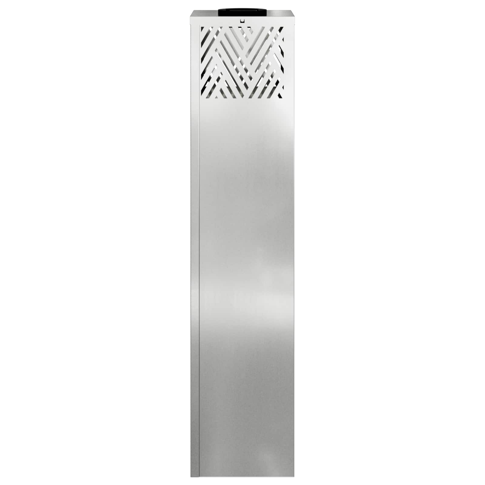 Faro LED solare per sentieri 2 pcs Argento Zincato
