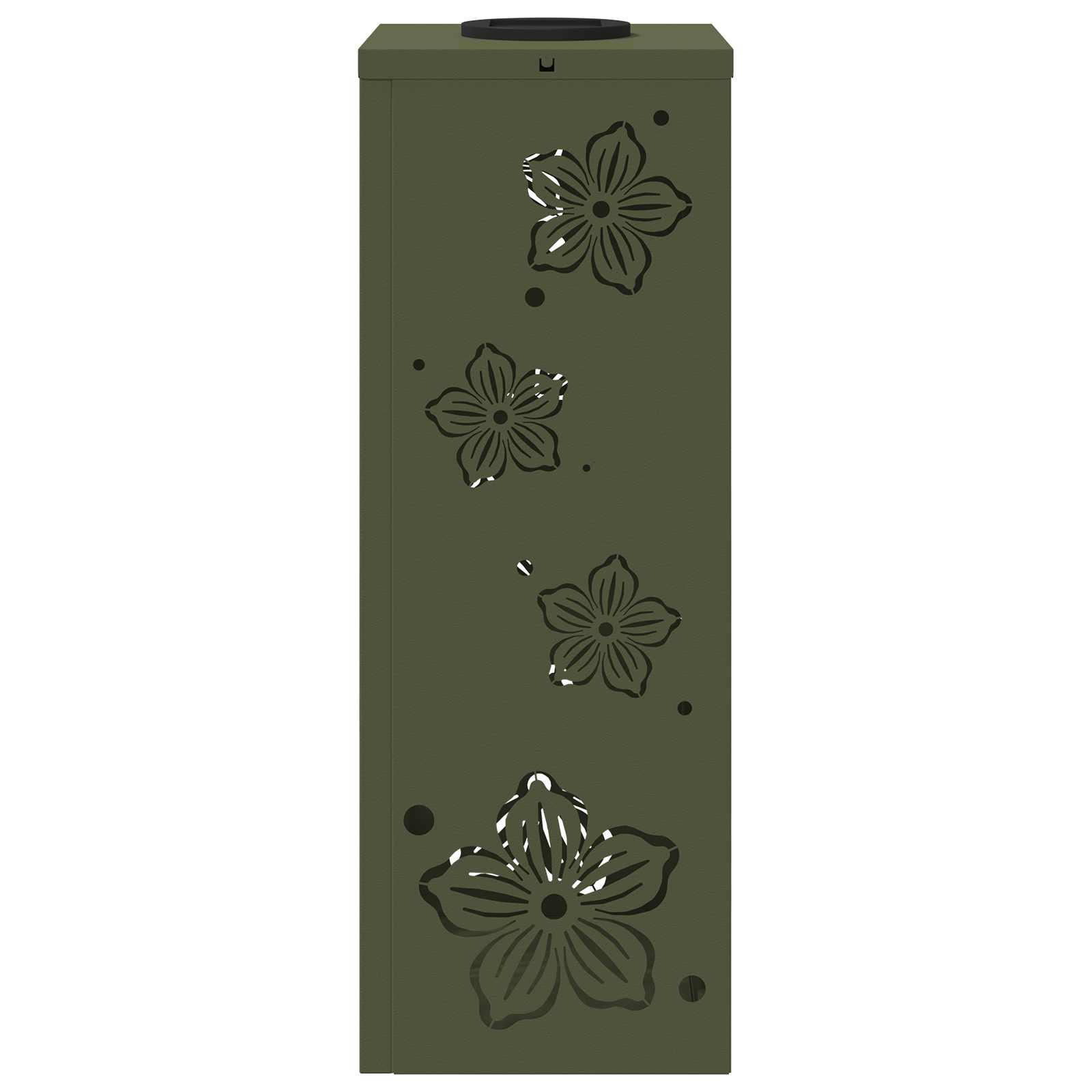 Faro LED solare per sentieri 2 pcs Verde oliva