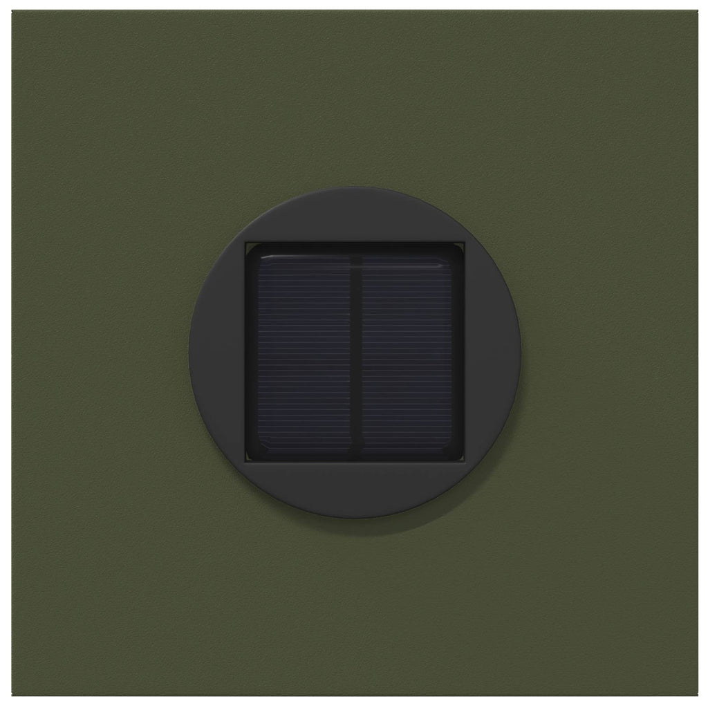 Faro LED solare per sentieri 2 pcs Verde oliva