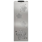 Faro LED solare per sentieri 2 pcs Argento Acciaio inossidabile