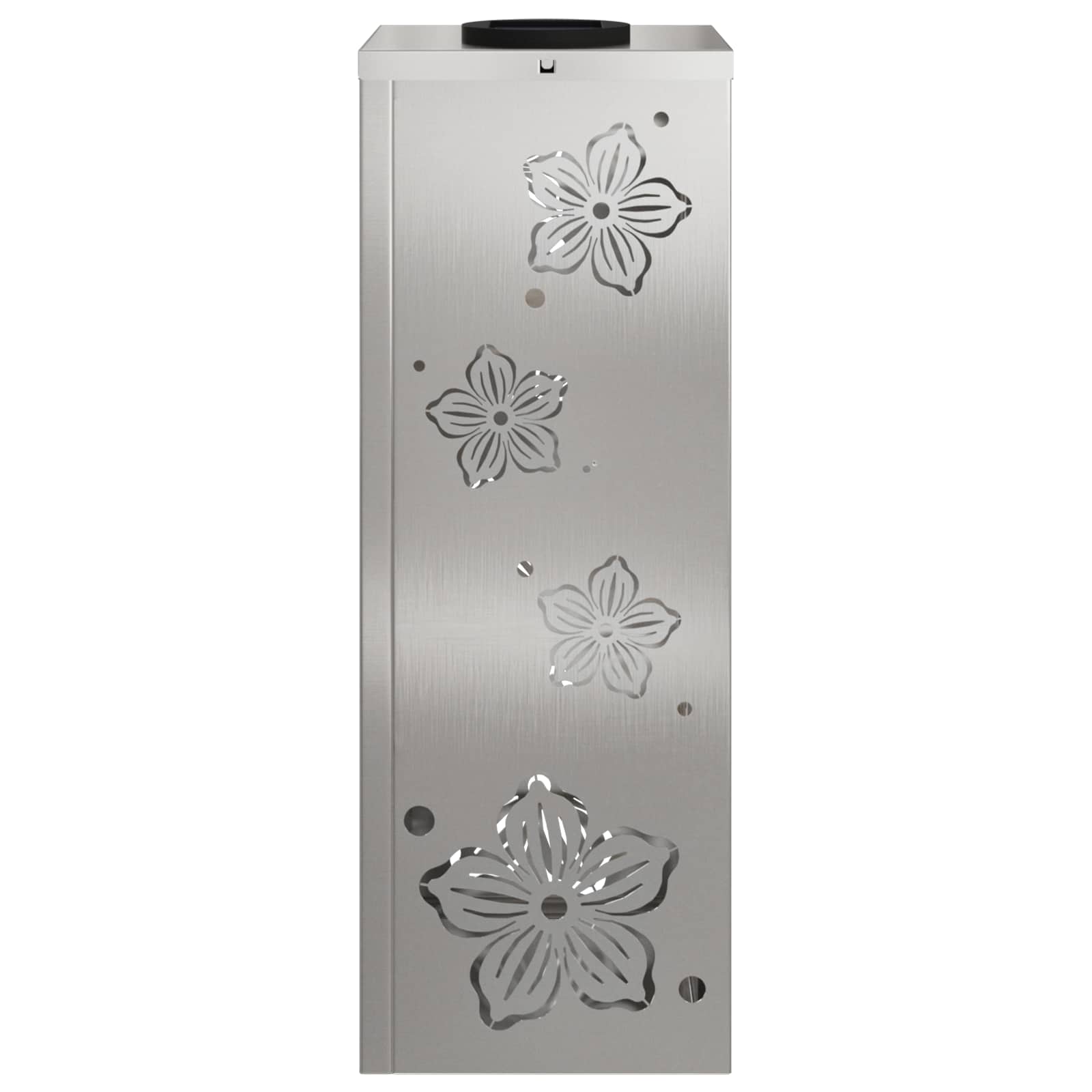 Faro LED solare per sentieri 2 pcs Argento Acciaio inossidabile