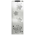 Faro LED solare per sentieri 2 pcs Argento Acciaio zincato