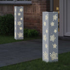 Faro LED solare per sentieri 2 pcs Bianco