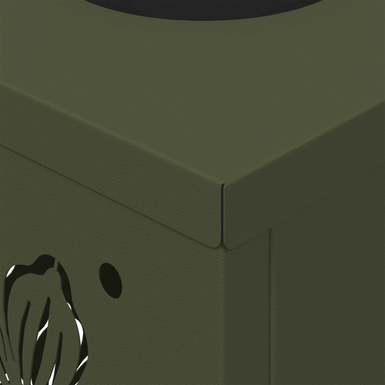 Faro LED solare per sentieri 2 pcs Verde oliva