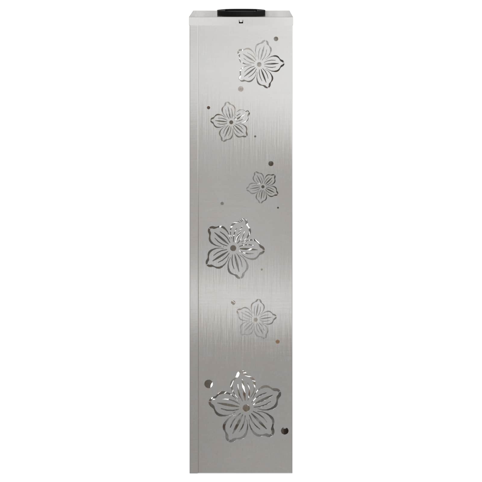 Faro LED solare per sentieri 2 pcs Argento Acciaio inossidabile