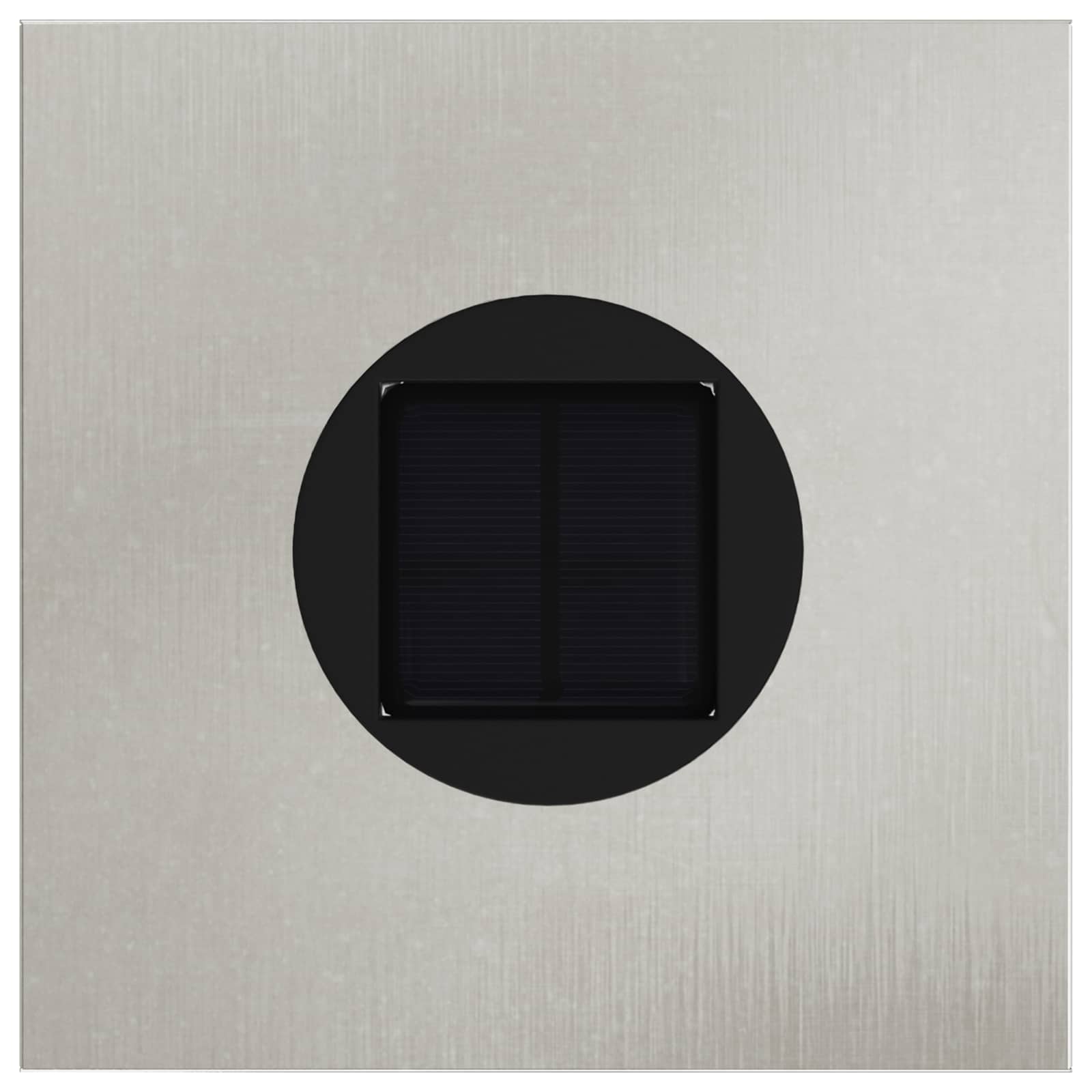 Faro LED solare per sentieri 2 pcs Argento Acciaio inossidabile