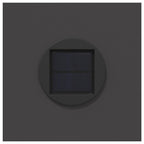 Faro LED solare per sentieri 2 pcs Nero