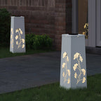 Faro LED solare per sentieri 2 pcs Bianco