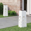 Faro LED solare per sentieri 2 pcs Bianco