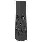 Faro LED solare per sentieri 2 pcs Nero