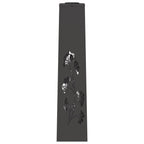 Faro LED solare per sentieri 2 pcs Nero