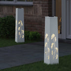 Faro LED solare per sentieri 2 pcs Bianco