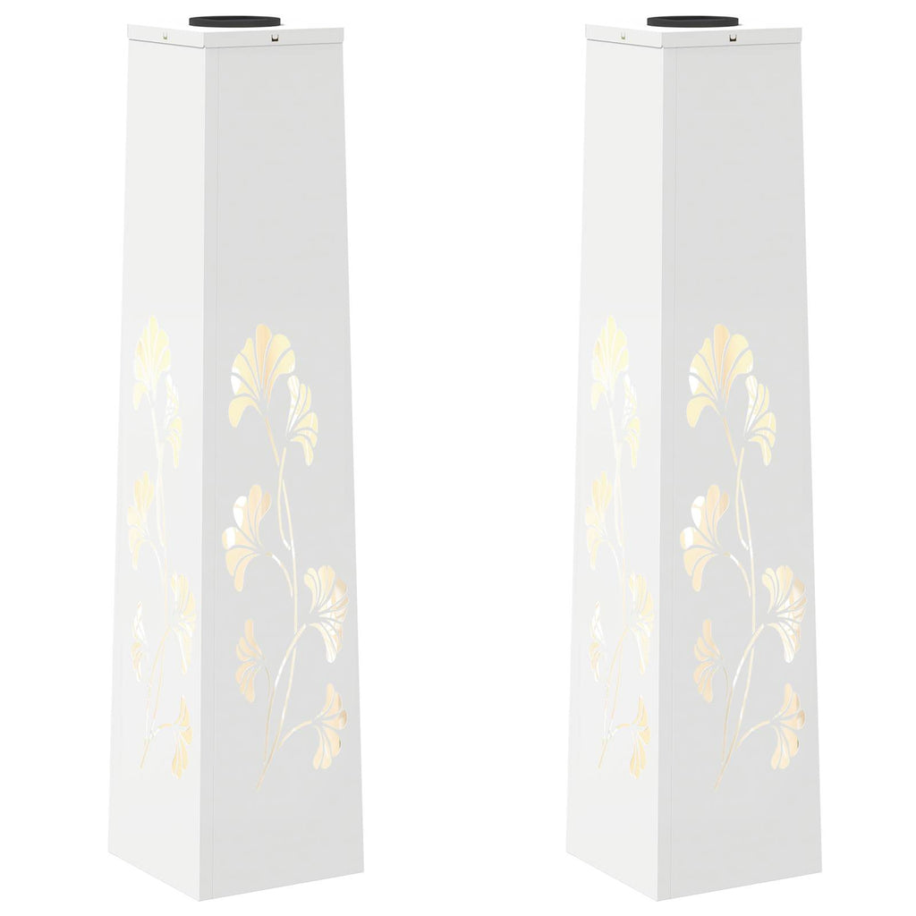 Faro LED solare per sentieri 2 pcs Bianco