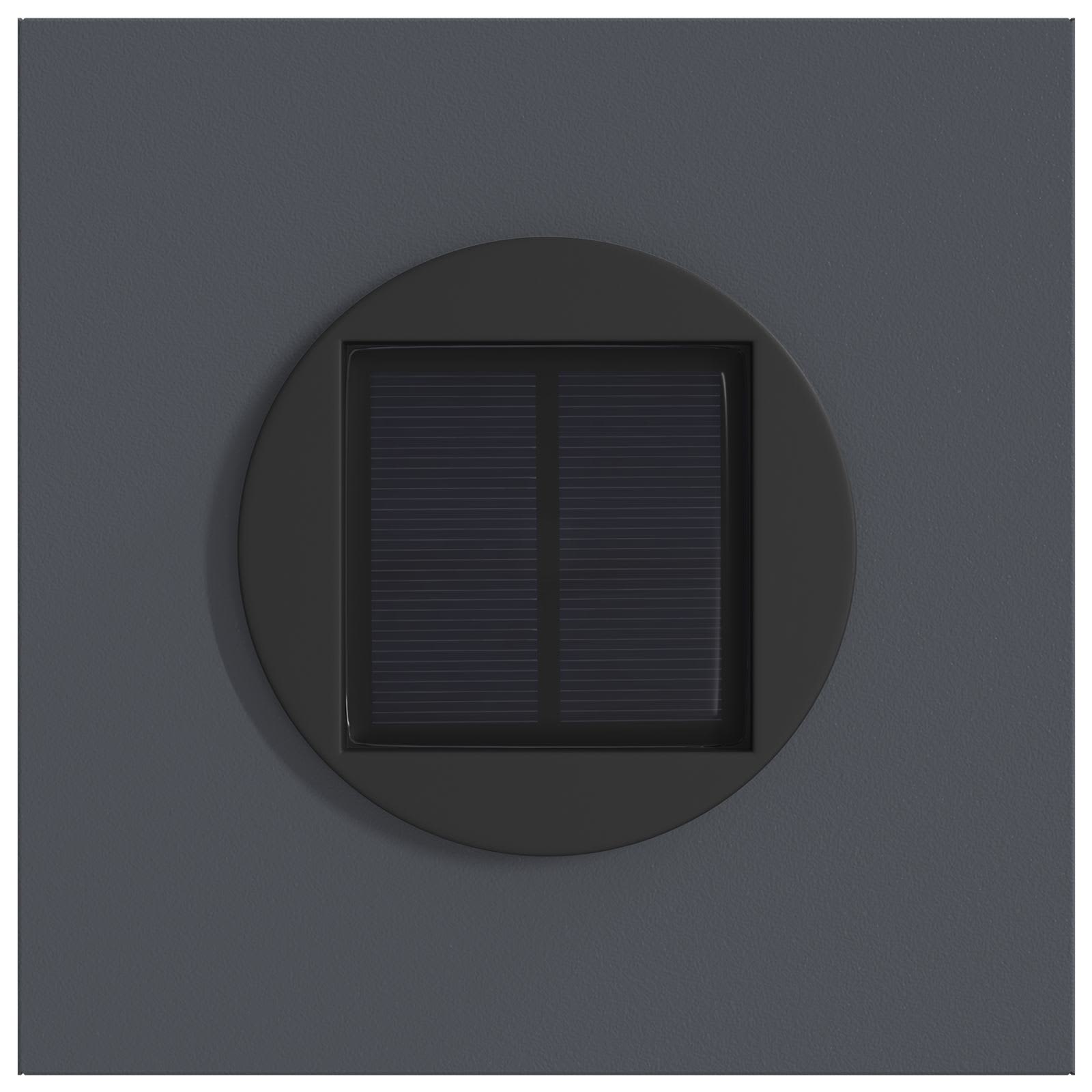Faro LED solare per sentieri 2 pcs Antracite