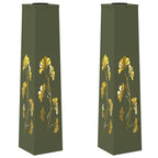 Faro LED solare per sentieri 2 pcs Verde oliva