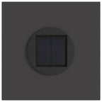 Faro LED solare per sentieri 2 pcs Nero