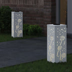 Faro LED solare per sentieri 2 pcs Bianco