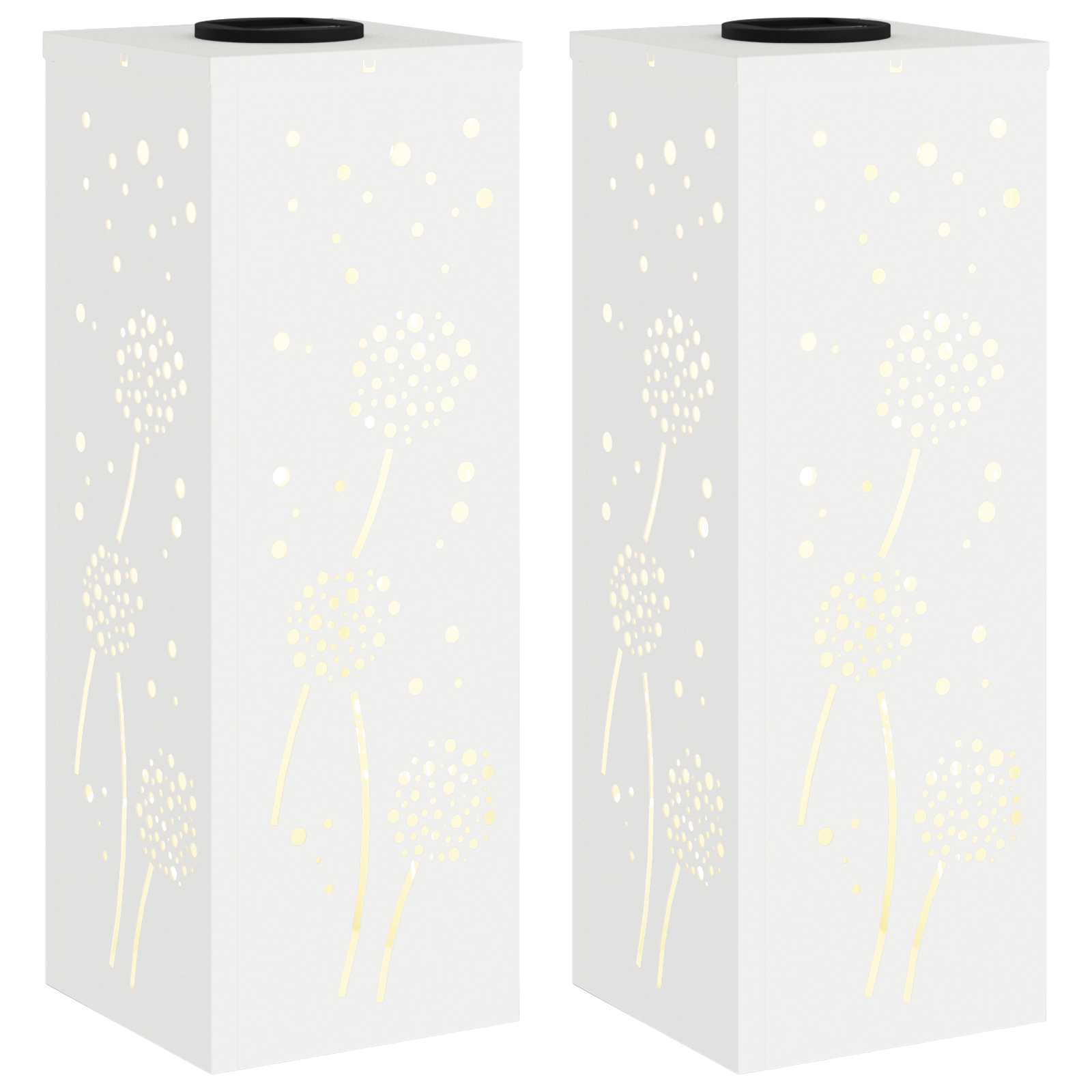 Faro LED solare per sentieri 2 pcs Bianco