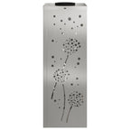 Faro LED solare per sentieri 2 pcs Argento Acciaio inossidabile
