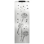 Faro LED solare per sentieri 2 pcs Argento Acciaio zincato