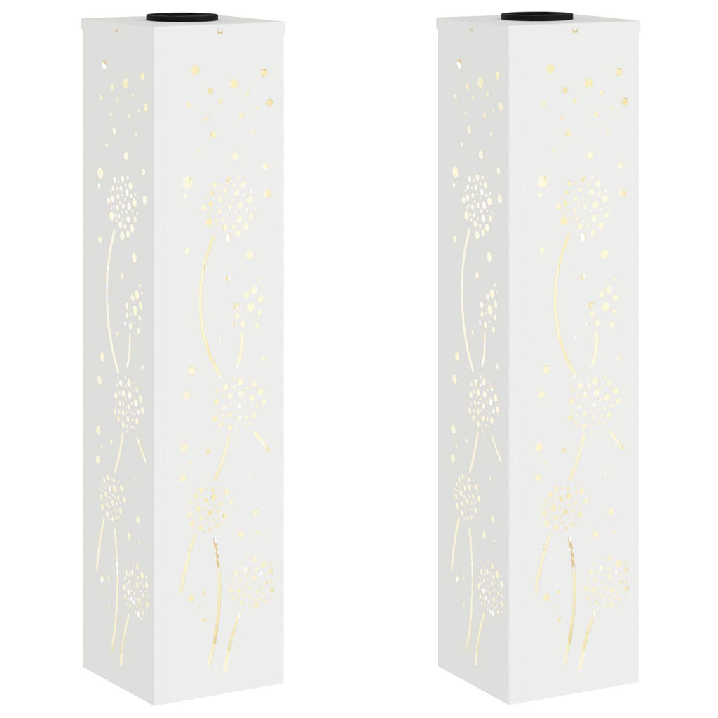 Faro LED solare per sentieri 2 pcs Bianco