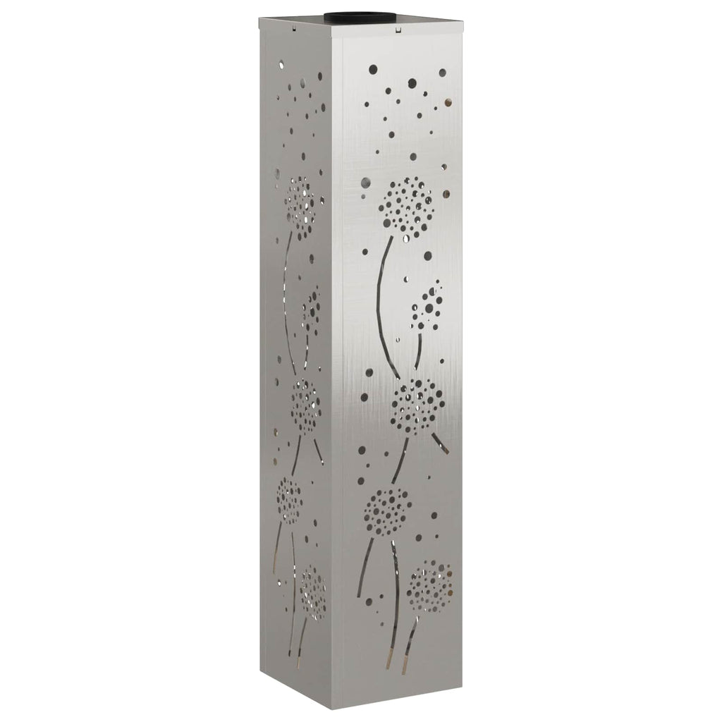 Faro LED solare per sentieri 2 pcs Argento Acciaio inossidabile