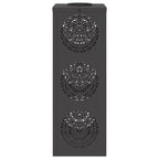 Faro LED solare per sentieri 2 pcs Nero