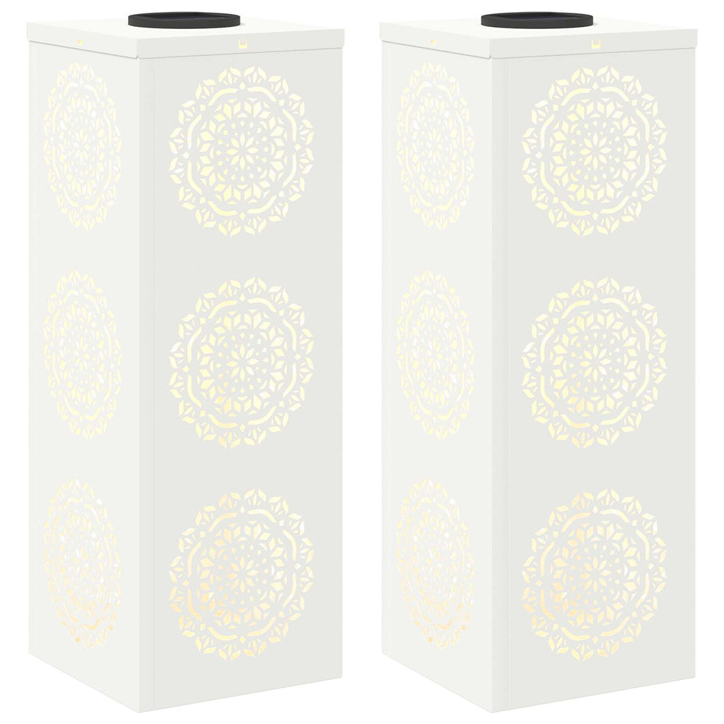 Faro LED solare per sentieri 2 pcs Bianco