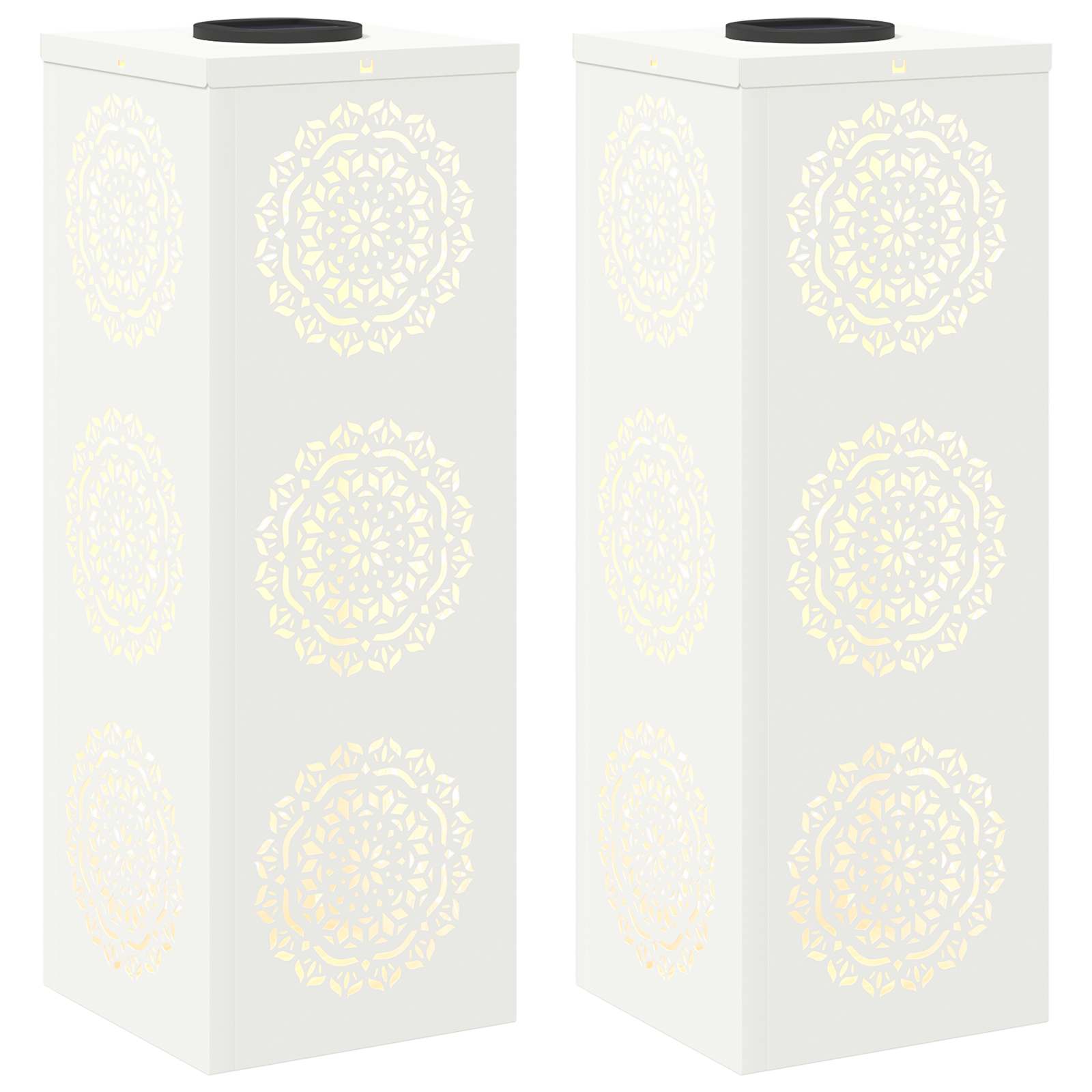 Faro LED solare per sentieri 2 pcs Bianco