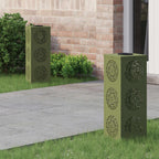 Faro LED solare per sentieri 2 pcs Verde oliva