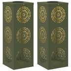Faro LED solare per sentieri 2 pcs Verde oliva