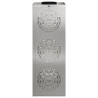Faro LED solare per sentieri 2 pcs Argento Acciaio inossidabile