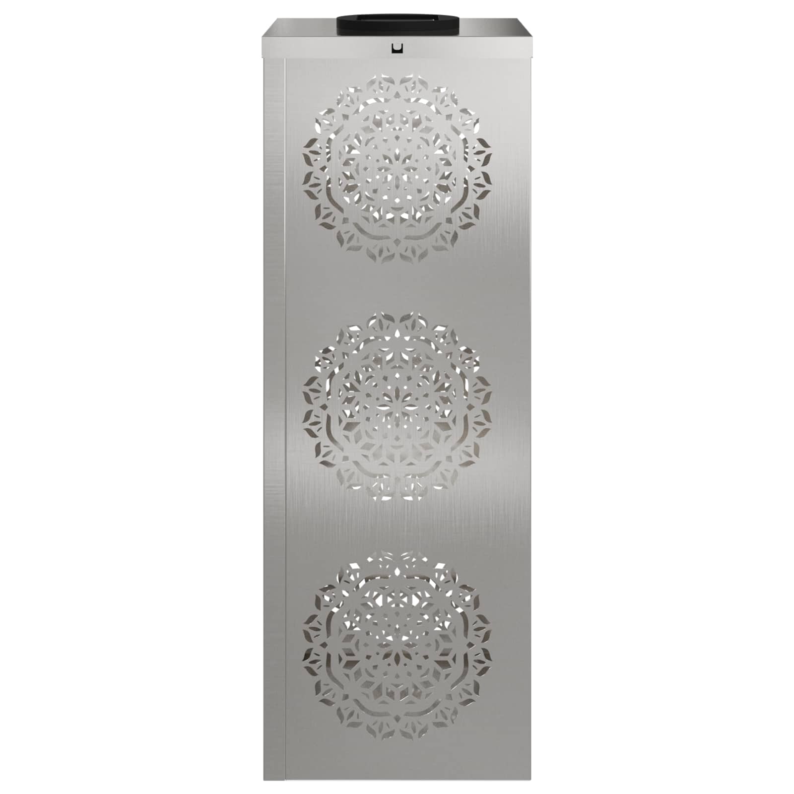 Faro LED solare per sentieri 2 pcs Argento Acciaio inossidabile