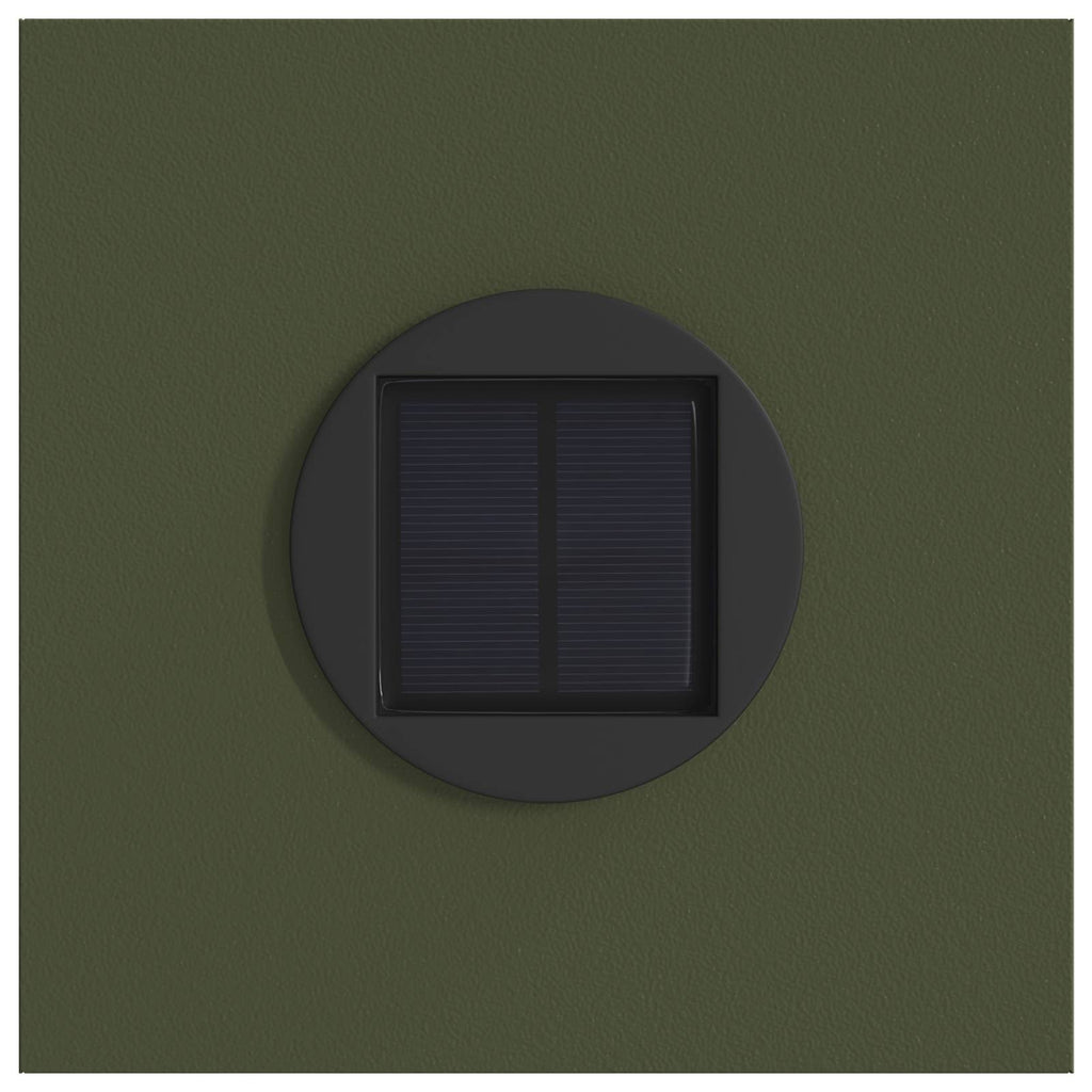 Faro LED solare per sentieri 2 pcs Verde oliva