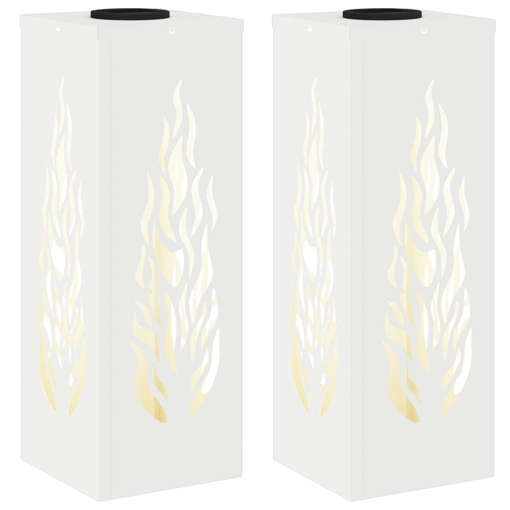 Faro LED solare per sentieri 2 pcs Bianco