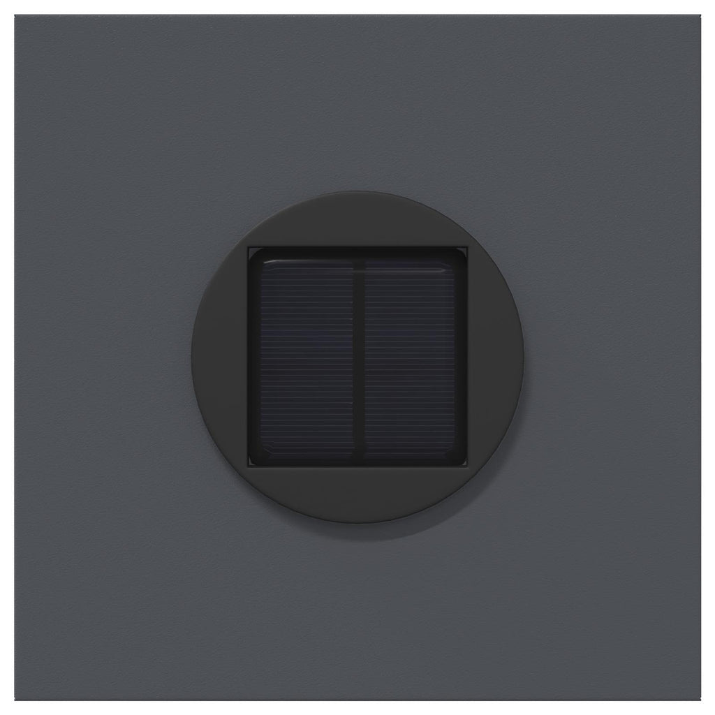 Faro LED solare per sentieri 2 pcs Antracite